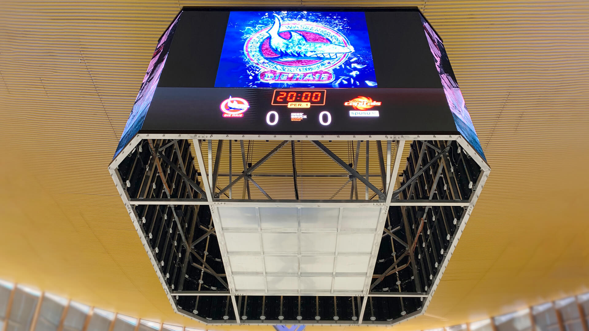 „OlympiaWorld Innsbruck“ arenos LED kubas