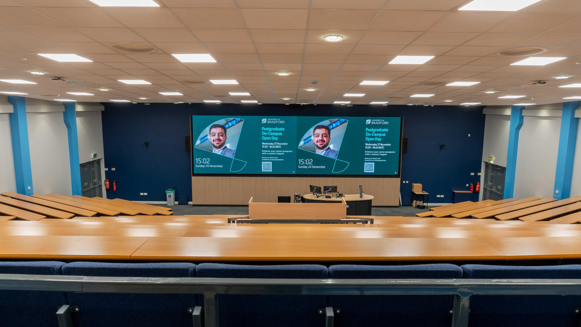 Bradfordo universiteto LED modernizacija